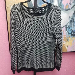 Etcetera Sweater with Side Buttons Size Medium